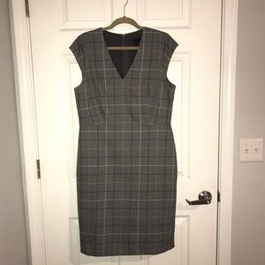 Ann Taylor, 12, gray/black/white/tan